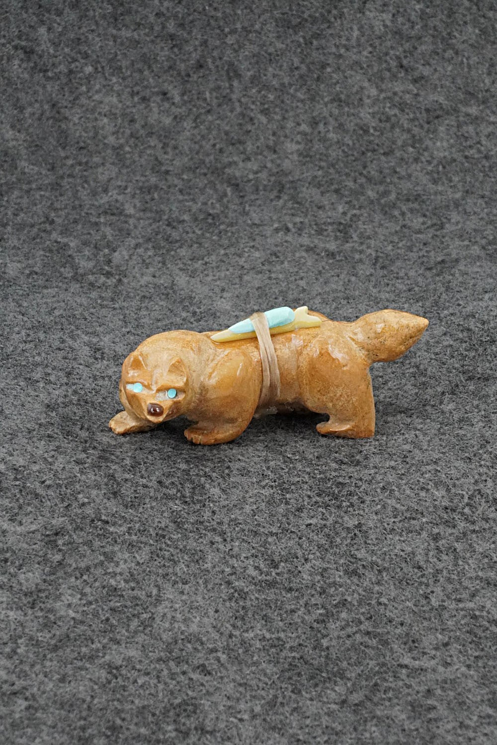 Fox Zuni Fetish Carving - Freddie Leekya