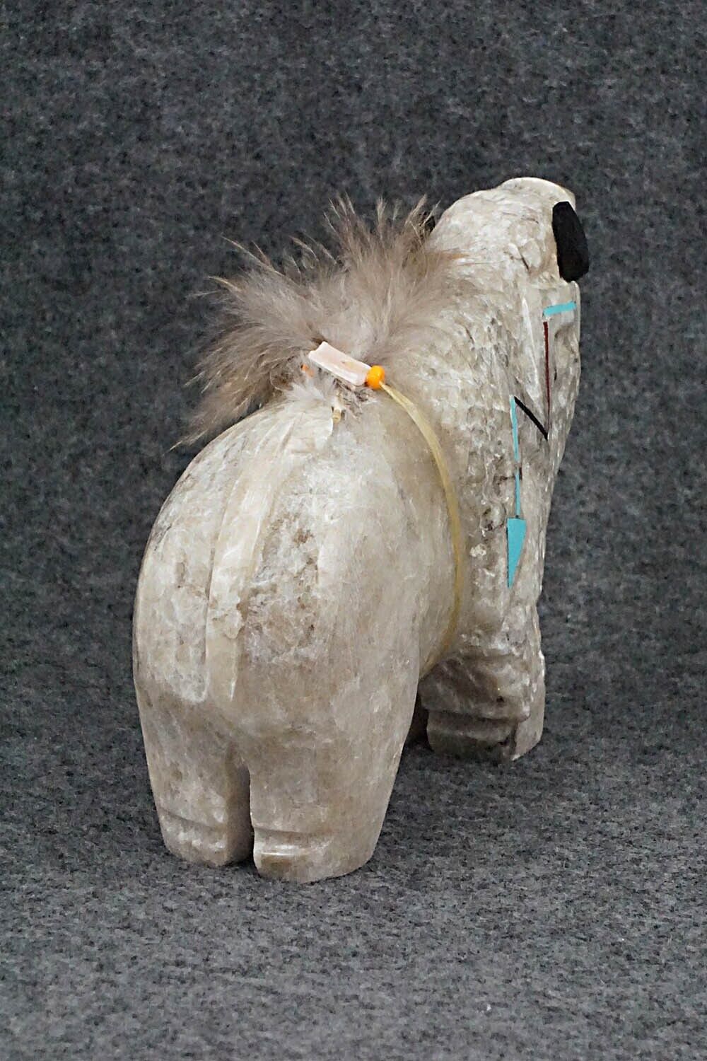Buffalo Navajo Fetish Carving - Ben Livingston
