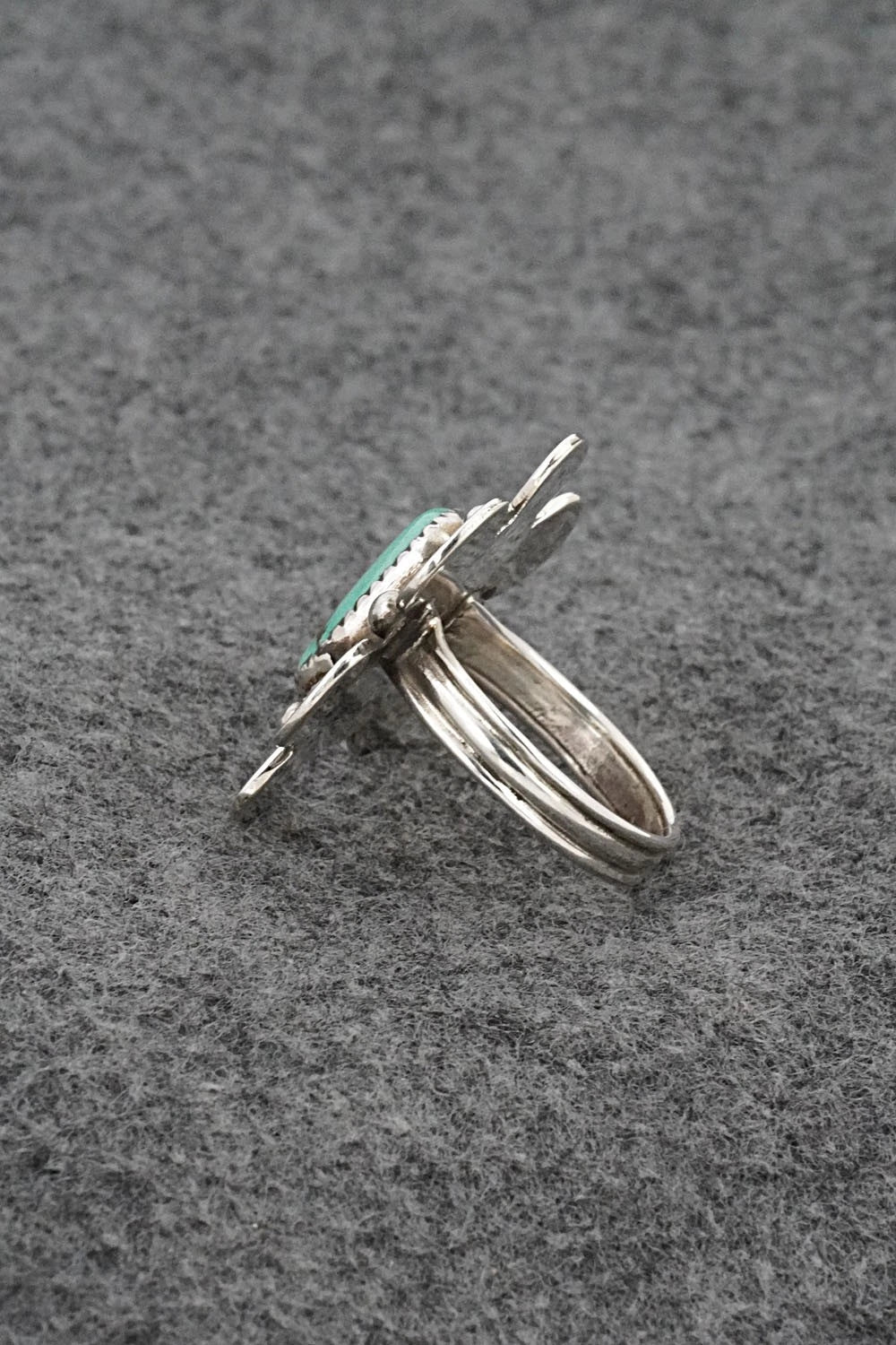 Turquoise & Sterling Silver Ring - Priscilla Reeder - Size 10