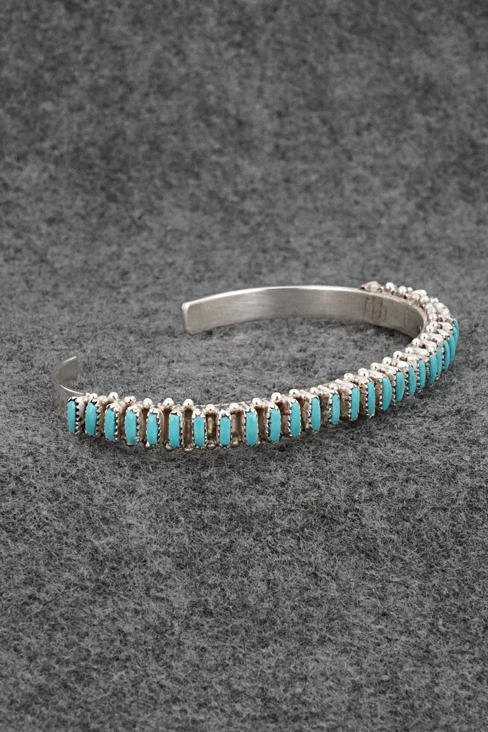 Turquoise & Sterling Silver Bracelet - Aurelia Hughte