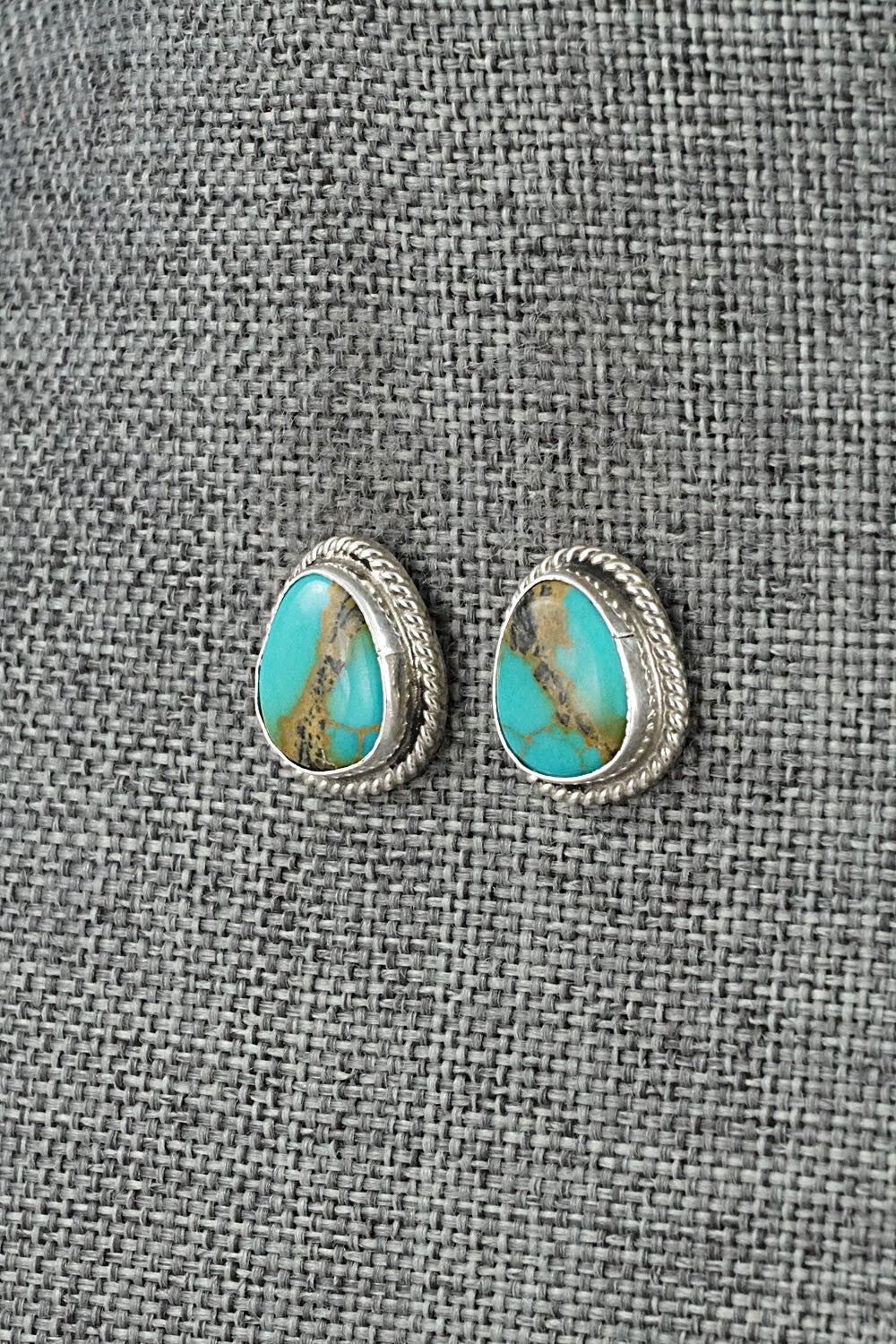 Turquoise & Sterling Silver Earrings - Byron Begay