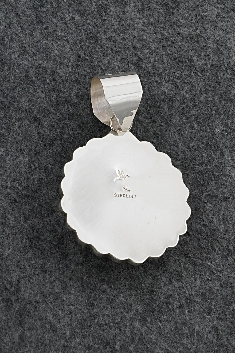 Turquoise & Sterling Silver Pendant - Alonzo Mariano