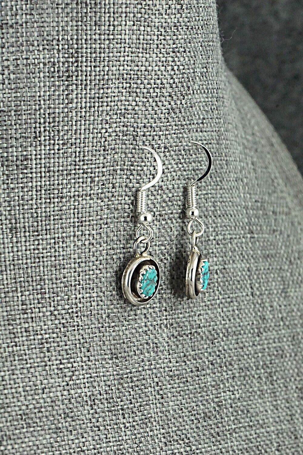 Turquoise & Sterling Silver Squash Blossom Set - Phil Garcia