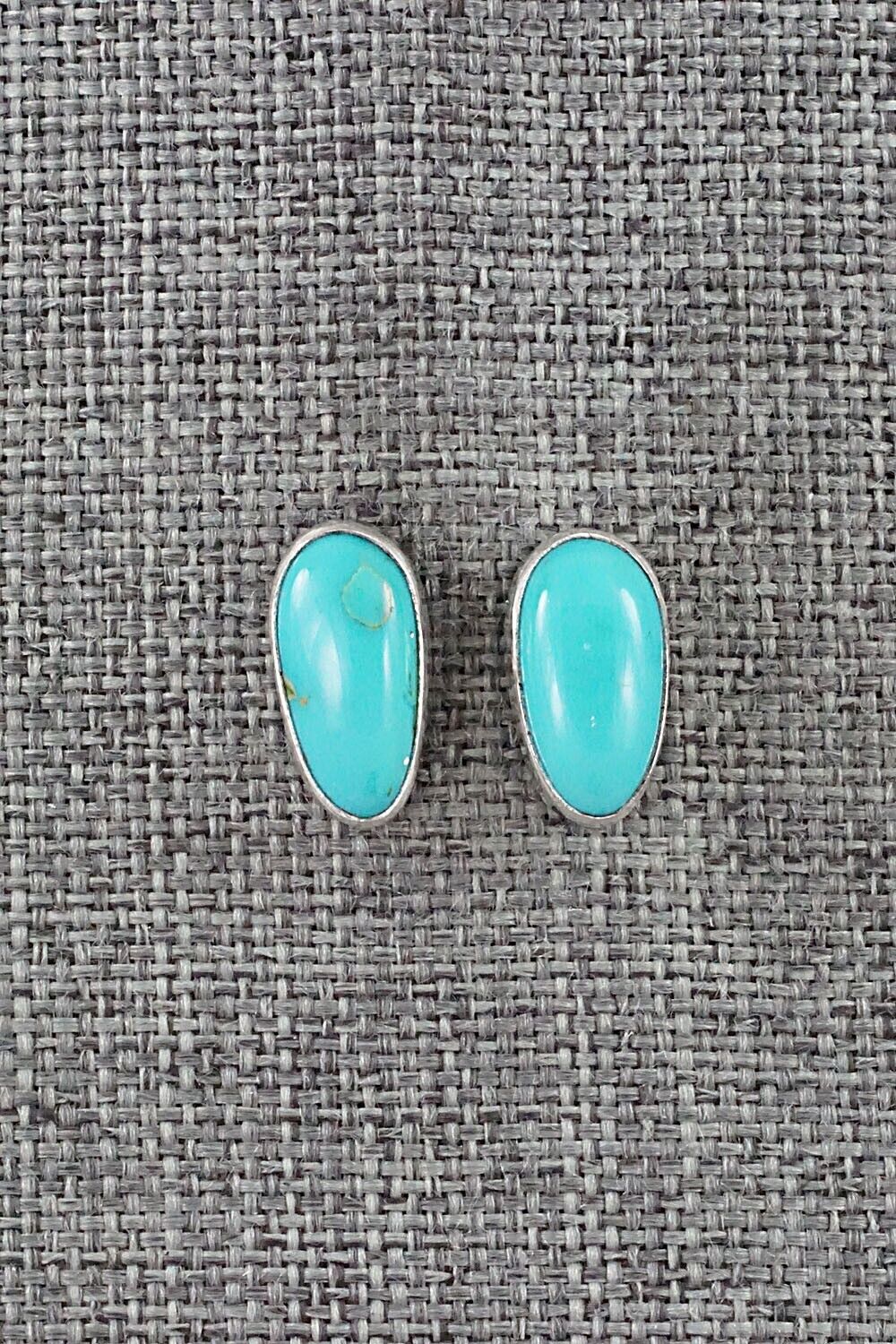 Turquoise & Sterling Silver Earrings - Marco Begaye