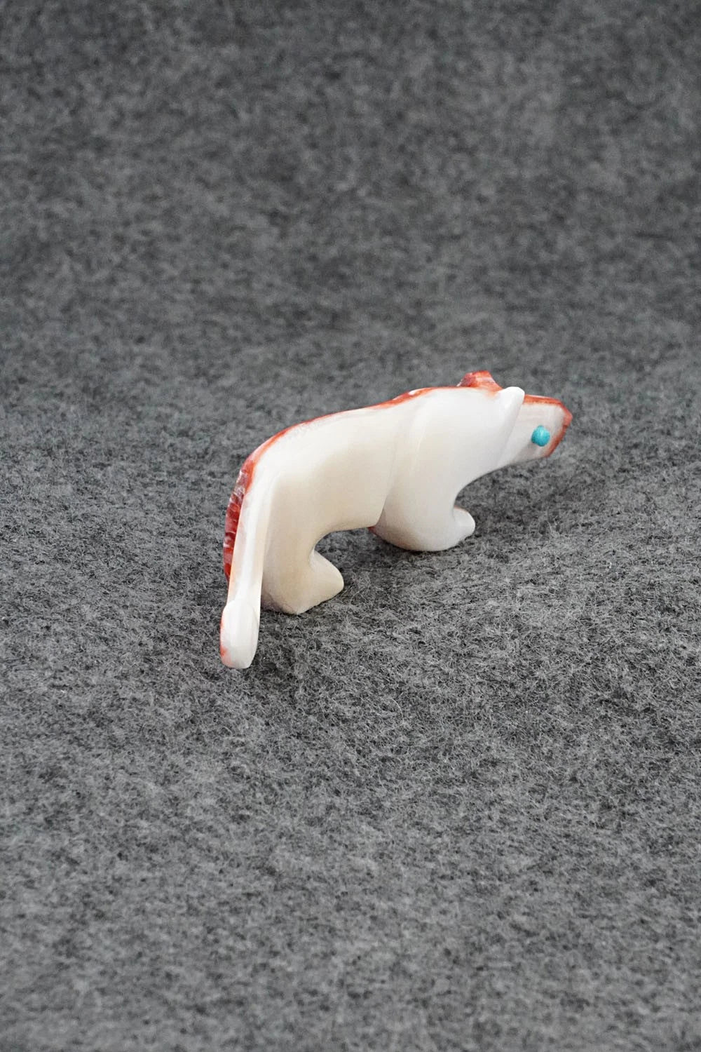Mountain Lion Zuni Fetish Carving - Ronnie Lunasee