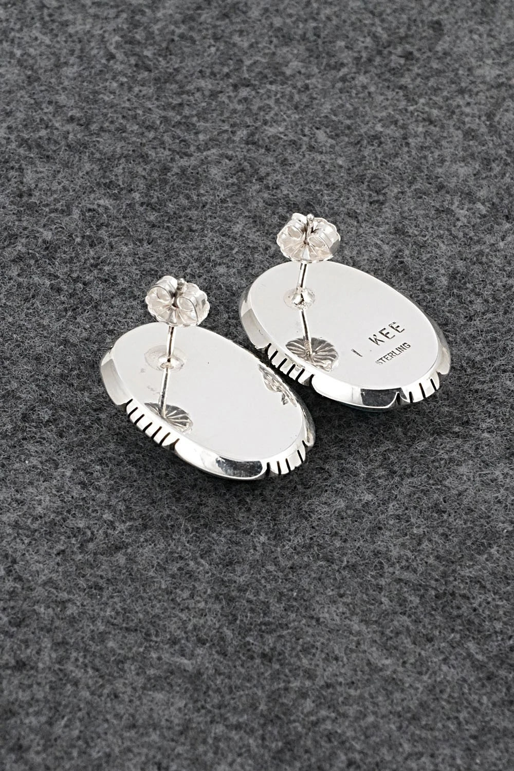 Turquoise & Sterling Silver Earrings - Irene Kee
