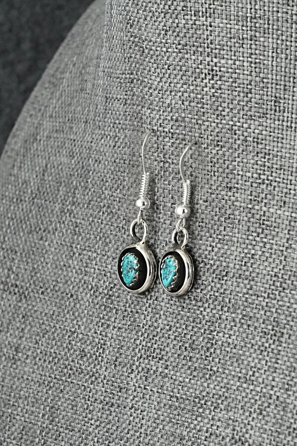 Turquoise & Sterling Silver Squash Blossom Set - Phil Garcia