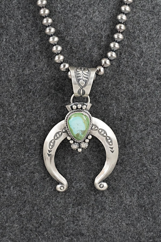 Turquoise & Sterling Silver Necklace - Samuel Yellowhair