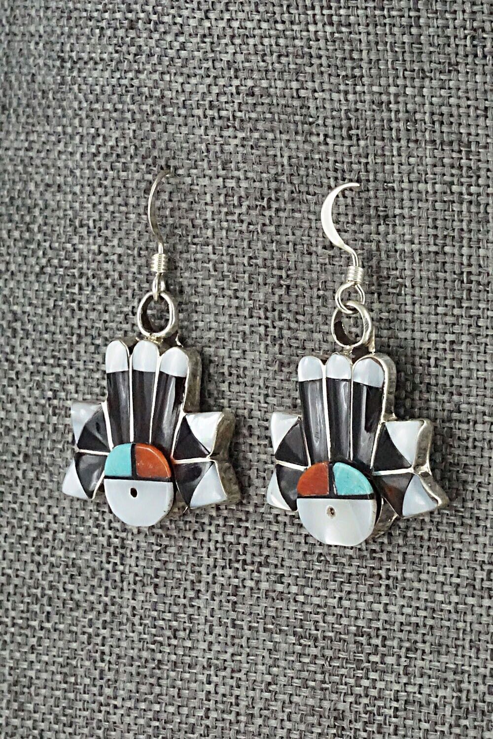 Multi Stone & Sterling Silver Earrings - Clayton Vacit