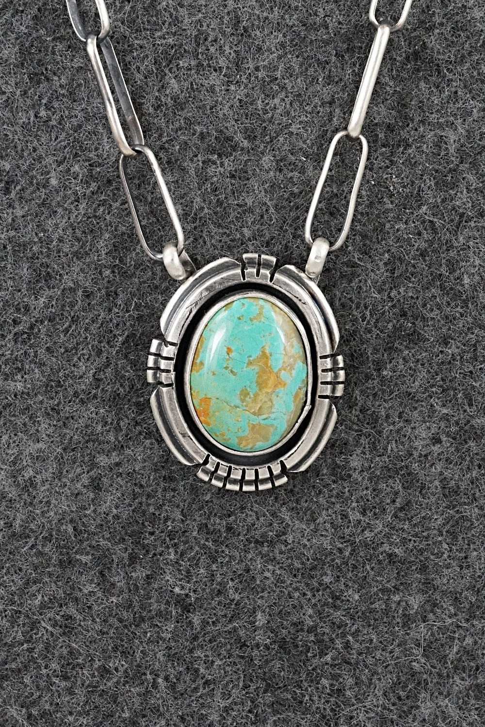 Turquoise & Sterling Silver Necklace - Daniel Benally