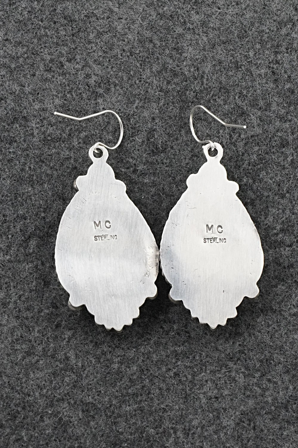 Turquoise & Sterling Silver Earrings - Michael Calladitto