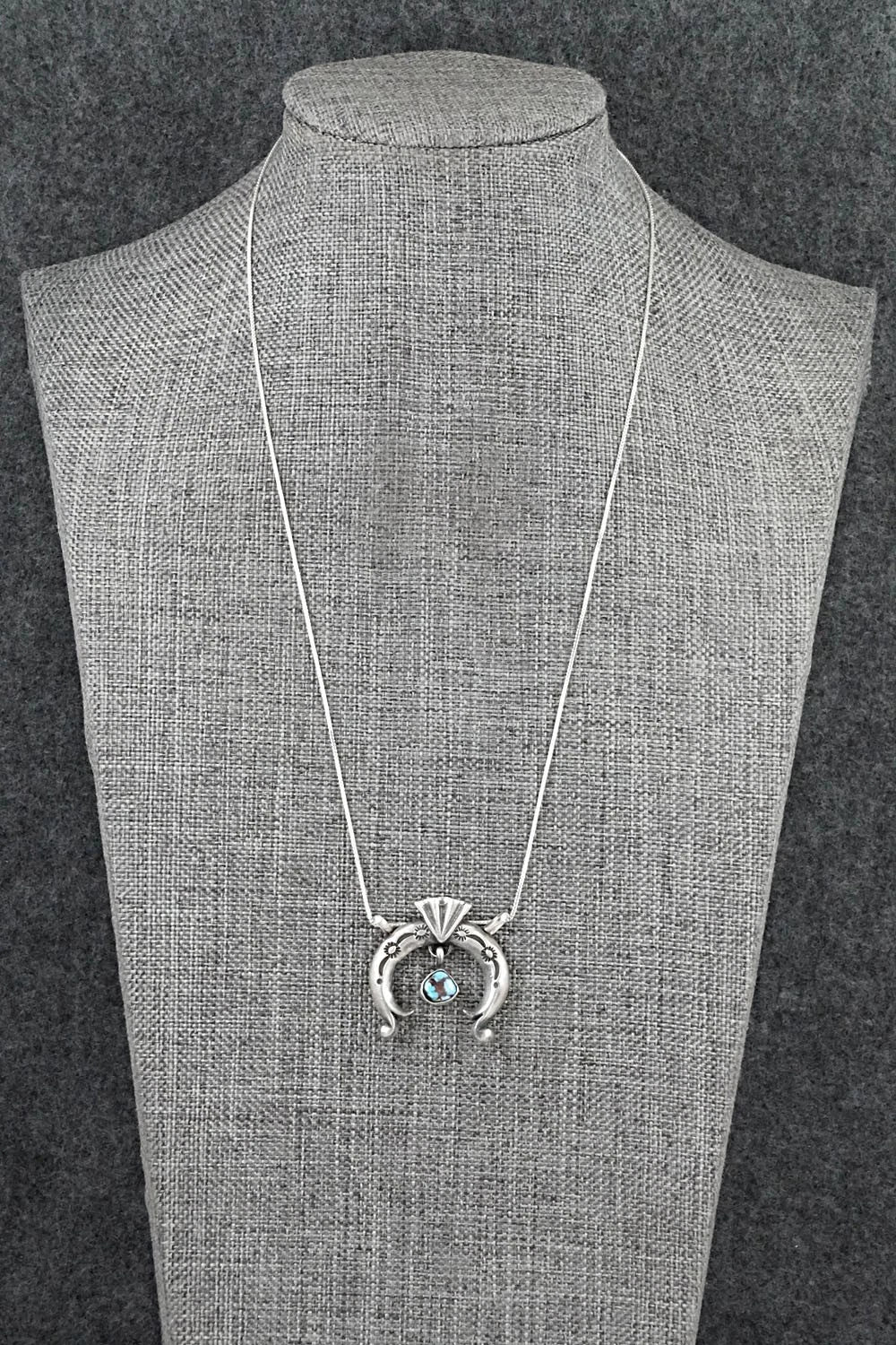 Turquoise & Sterling Silver Necklace - Gary Shorty