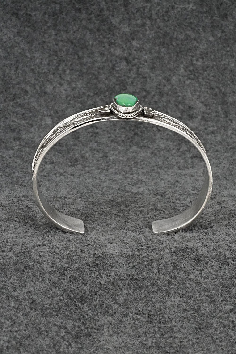 Turquoise & Sterling Silver Bracelet - Leonard Maloney