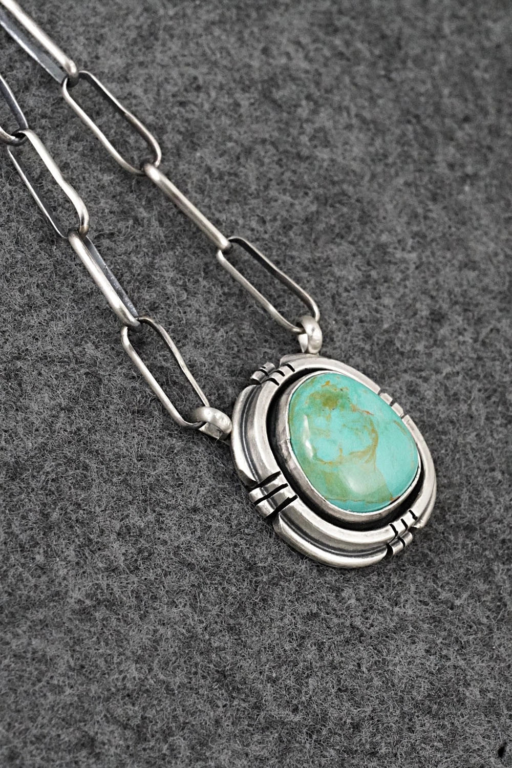 Turquoise & Sterling Silver Necklace - Daniel Benally
