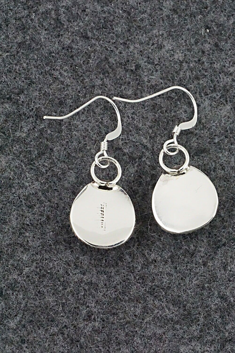 Turquoise & Sterling Silver Earrings - Ernest Hawthorne