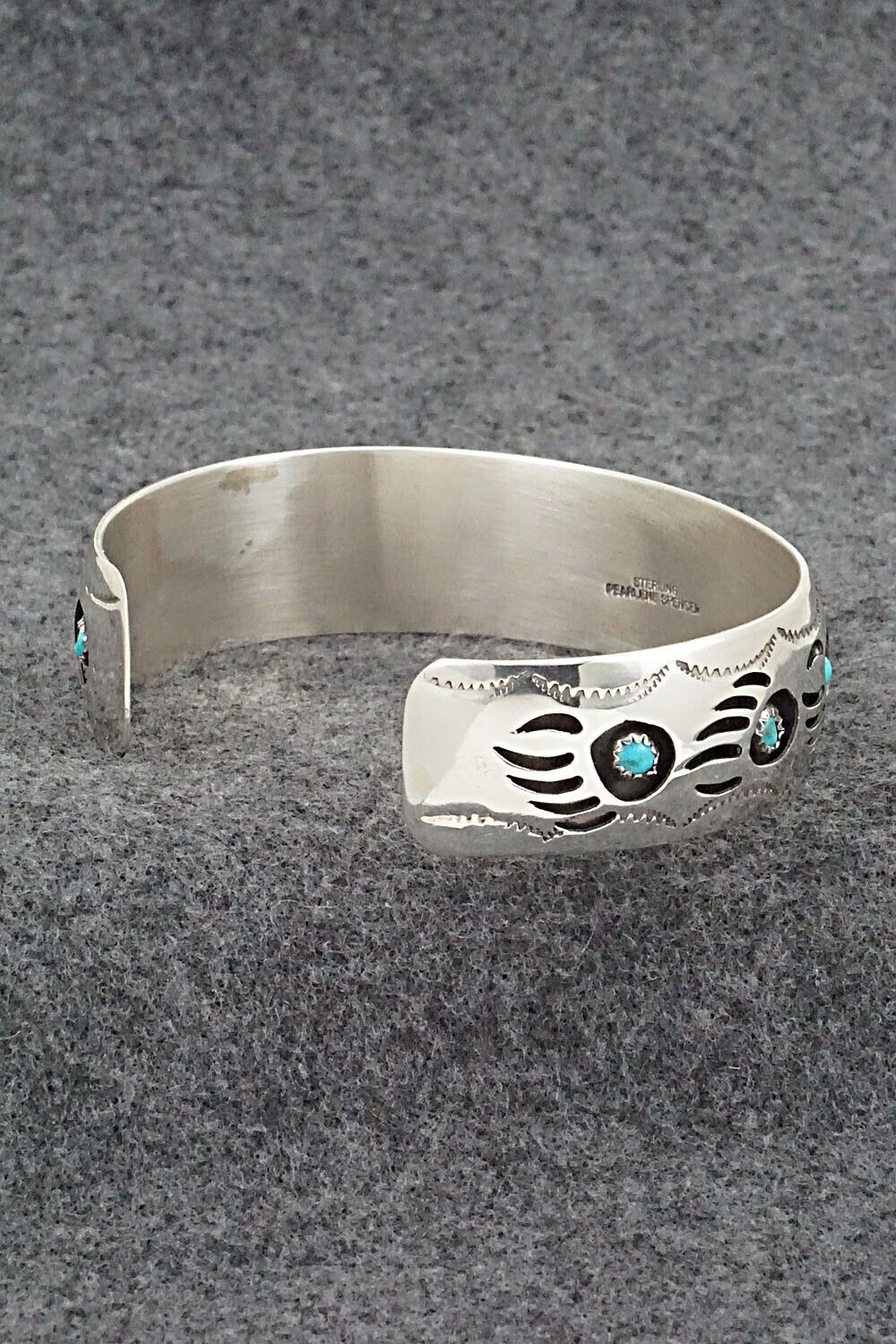 Turquoise & Sterling Silver Bracelet - Pearlene Spencer