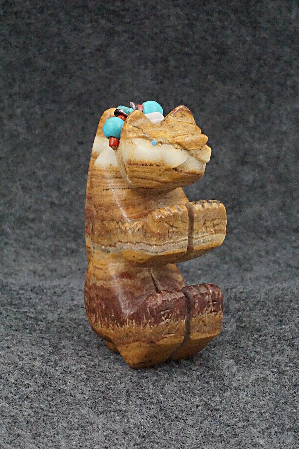 Mountain Lion Zuni Fetish Carving - Douglas Martza