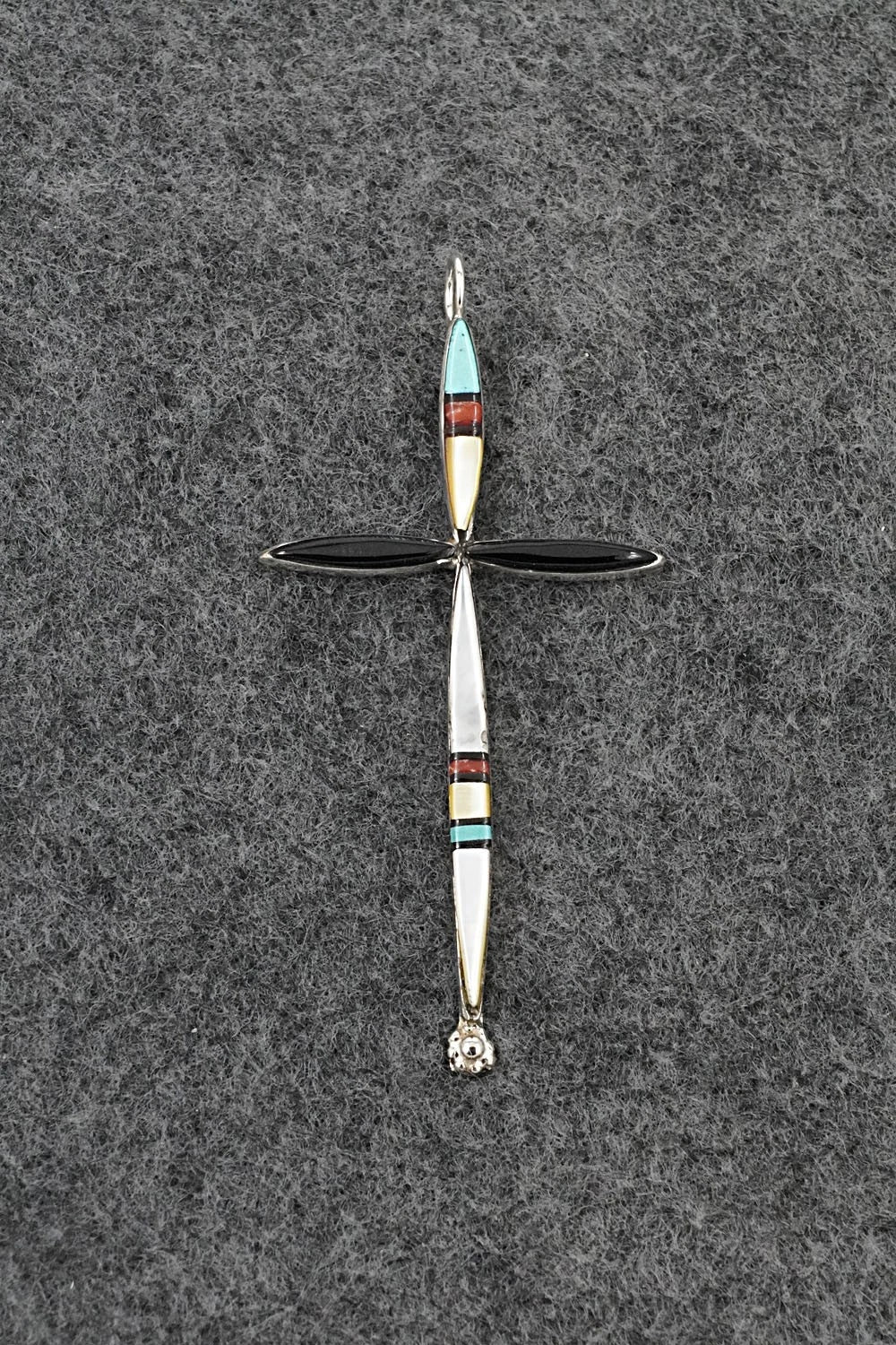 Multi-Stone & Sterling Silver Pendant - Sylvester Noche