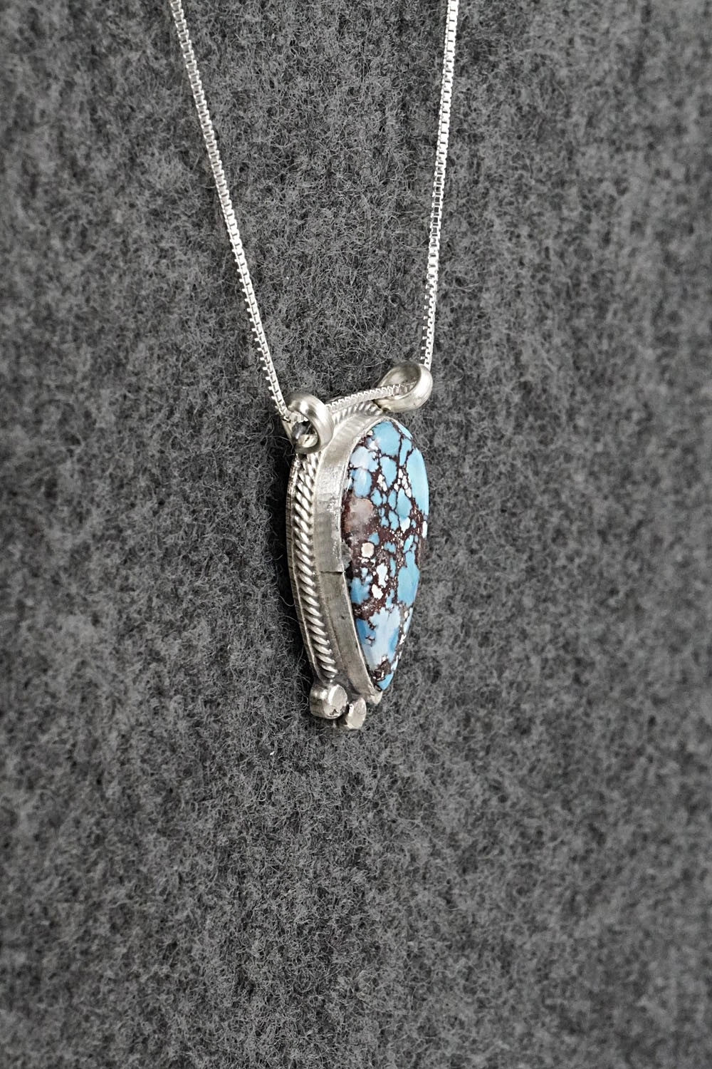 Turquoise & Sterling Silver Necklace - Sharon McCarthy
