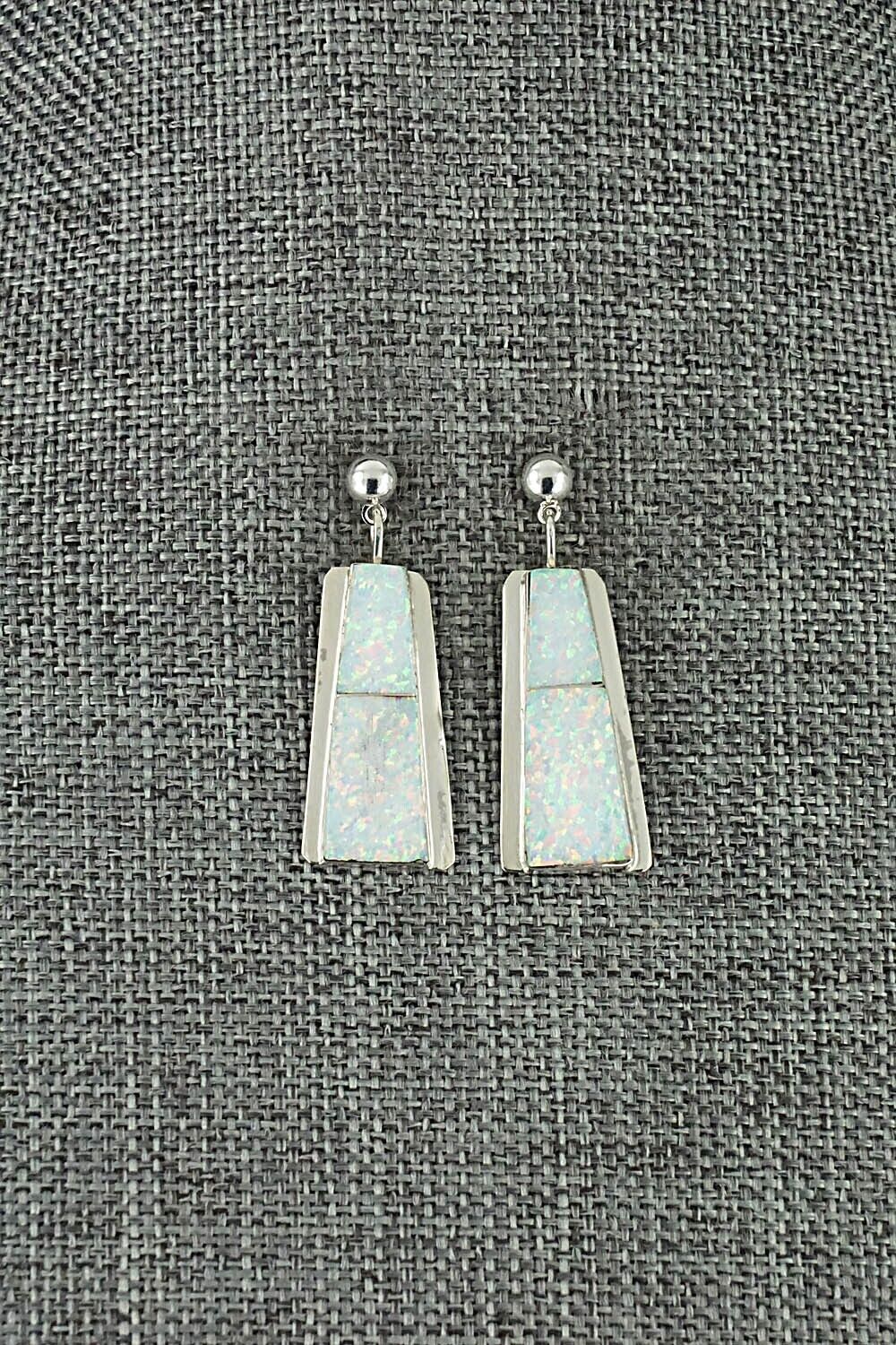 Opalite & Sterling Silver Earrings - Brenda Pete