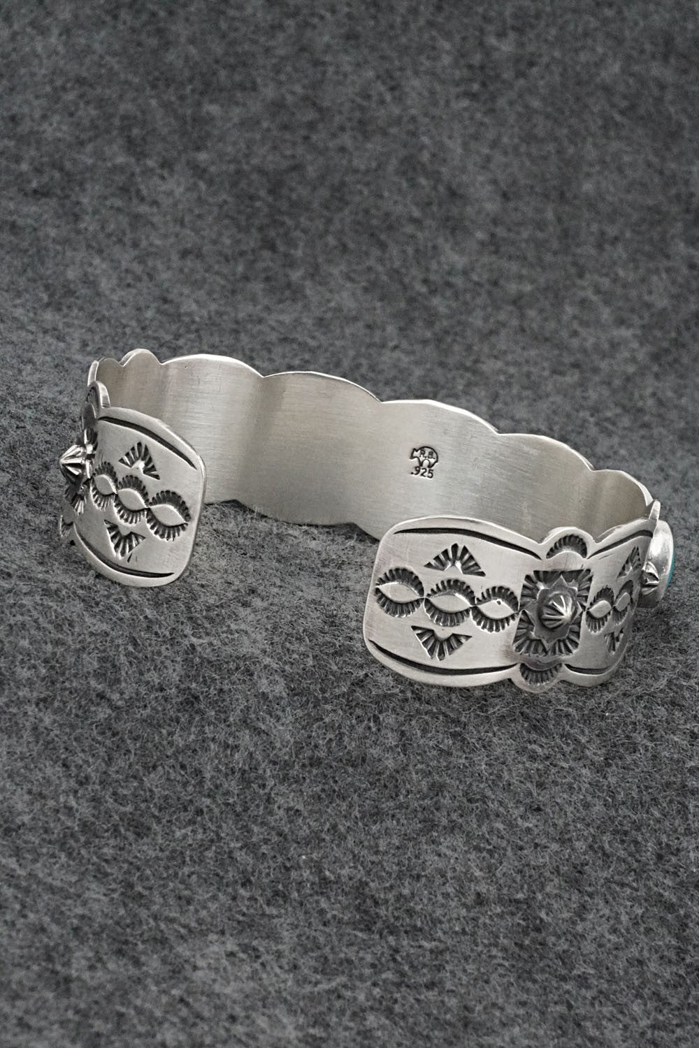 Turquoise & Sterling Silver Bracelet - Thomas Yazzie