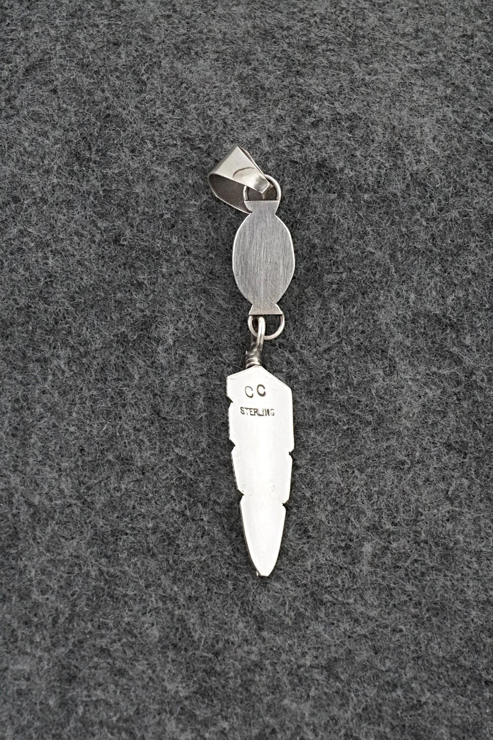 Turquoise & Sterling Silver Pendant - Chris Charley