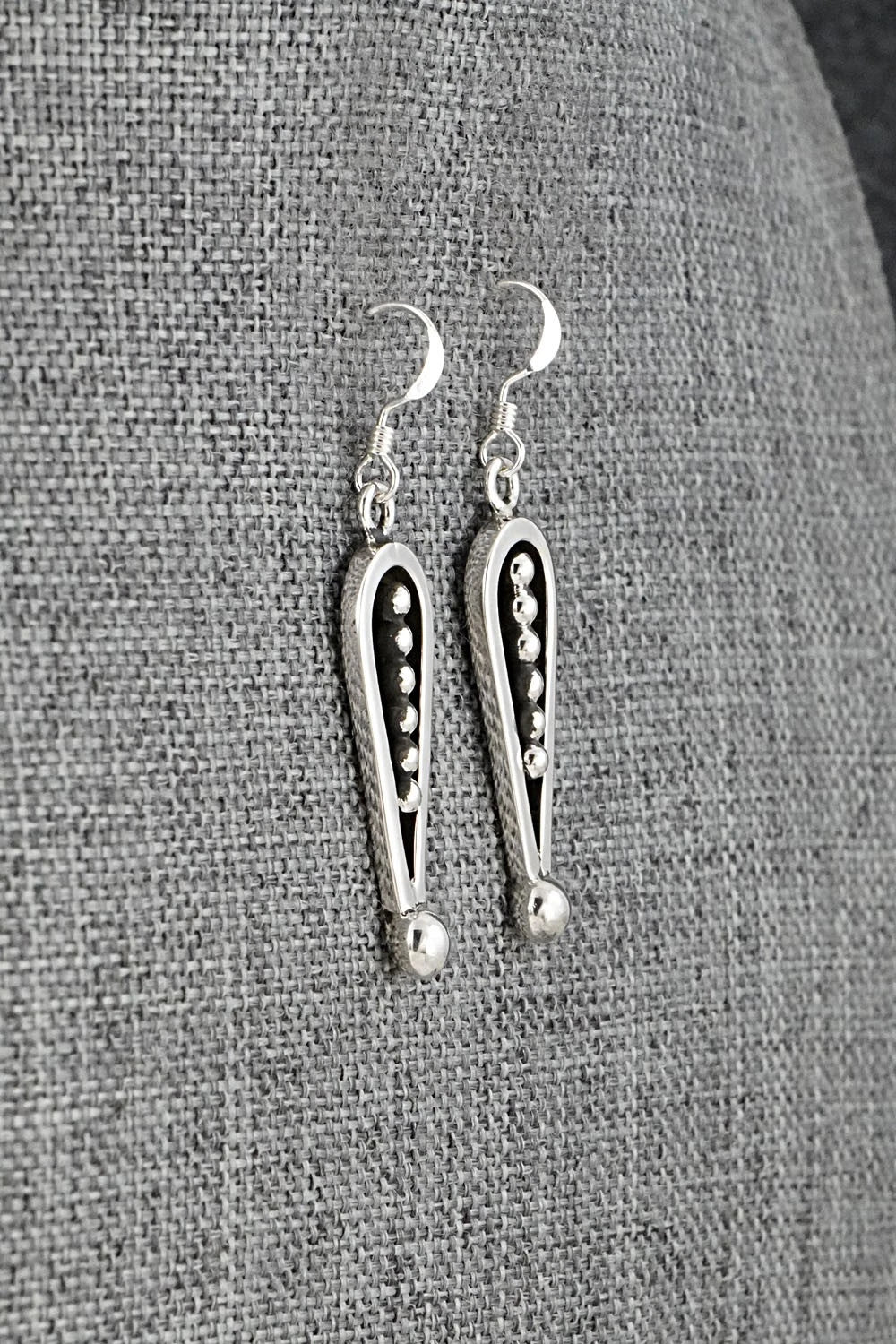 Turquoise & Sterling Silver Necklace and Earrings Set - Jonathan Nez