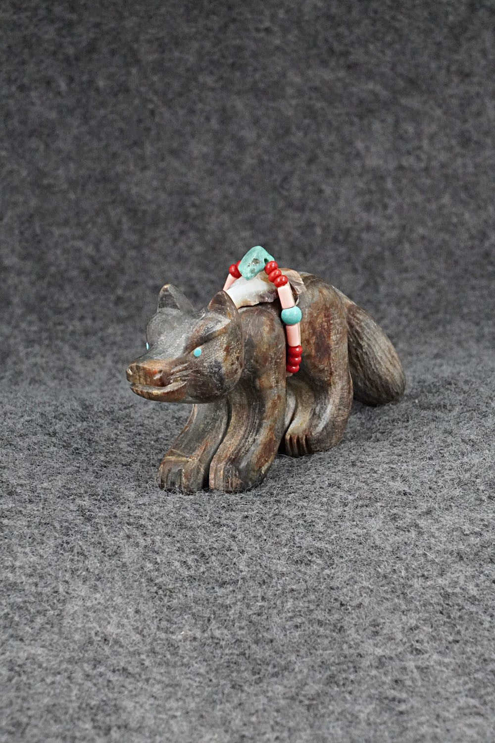 Wolf Zuni Fetish Carving - Douglas Martza
