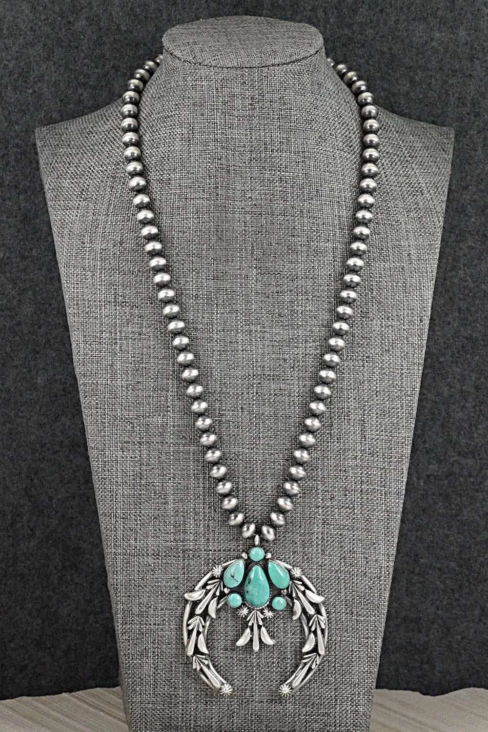 Turquoise & Sterling Silver Necklace - Bonnie Platero
