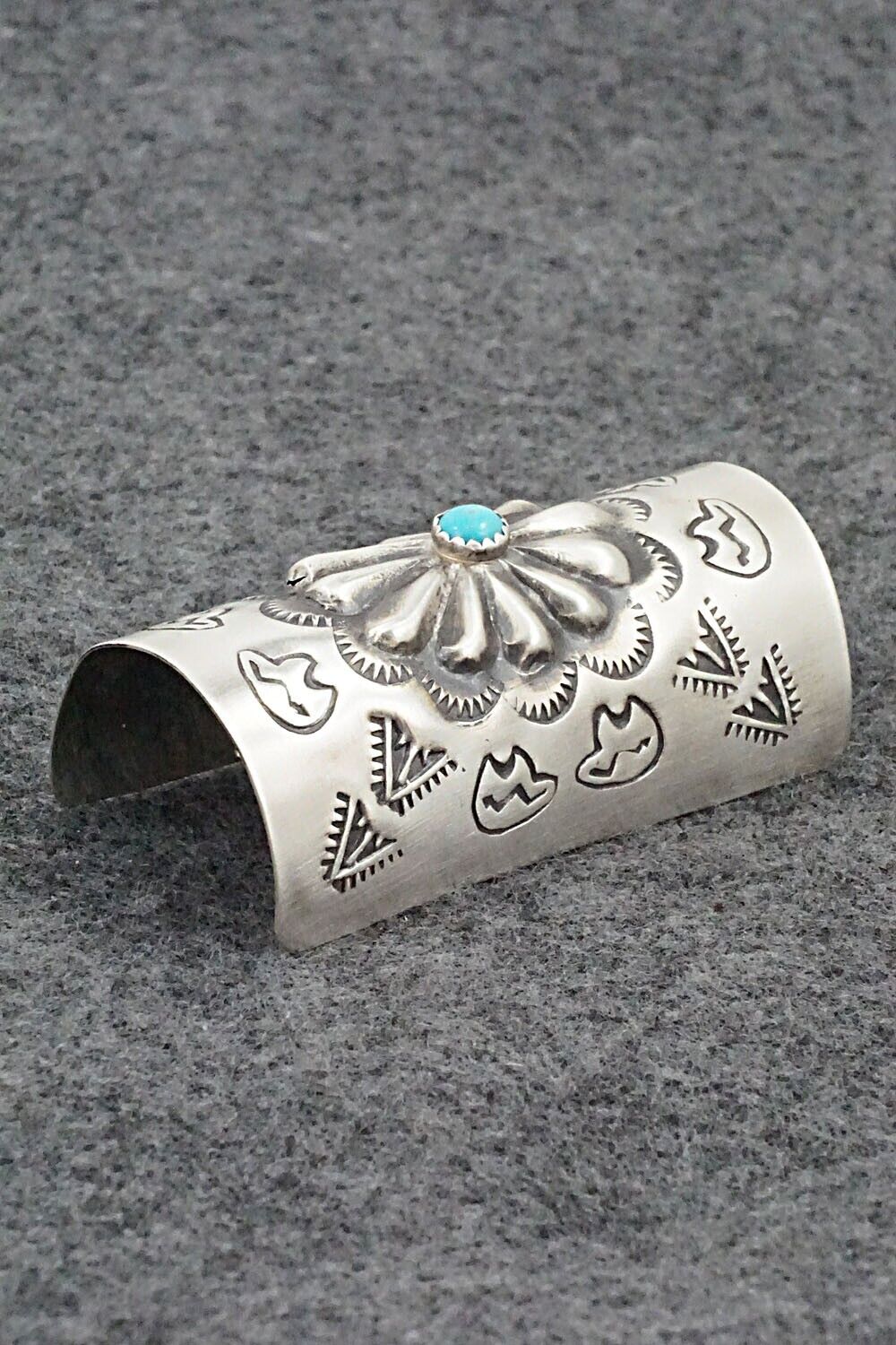 Turquoise & Sterling Silver Hair Pin - Arlene Soce