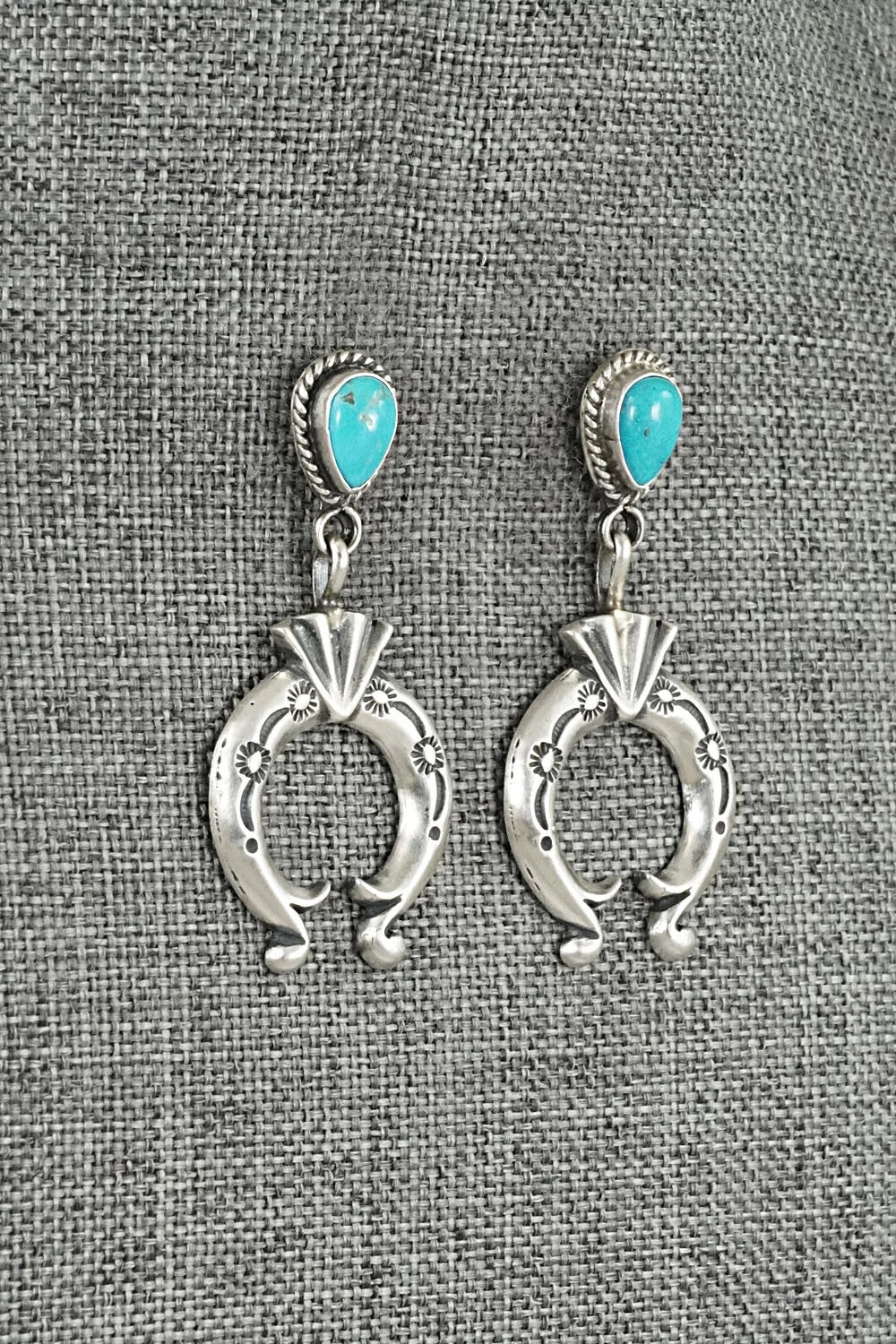 Turquoise & Sterling Silver Earrings - Sharon McCarthy