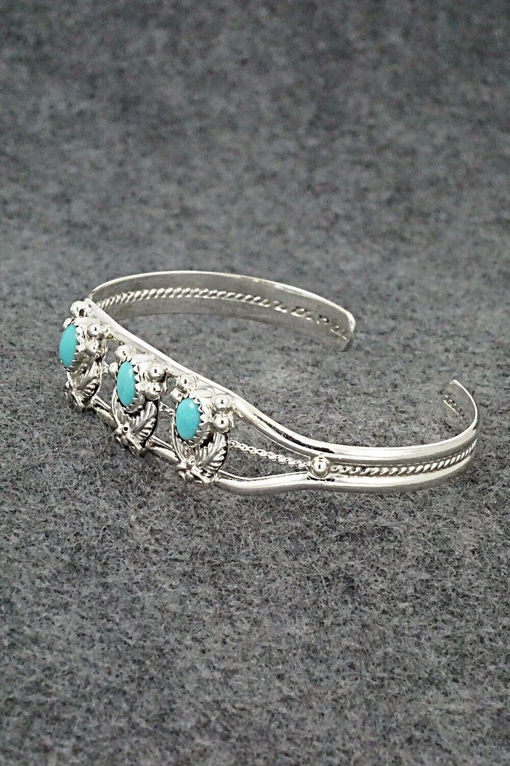 Turquoise & Sterling Silver Bracelet - Robert Martinez