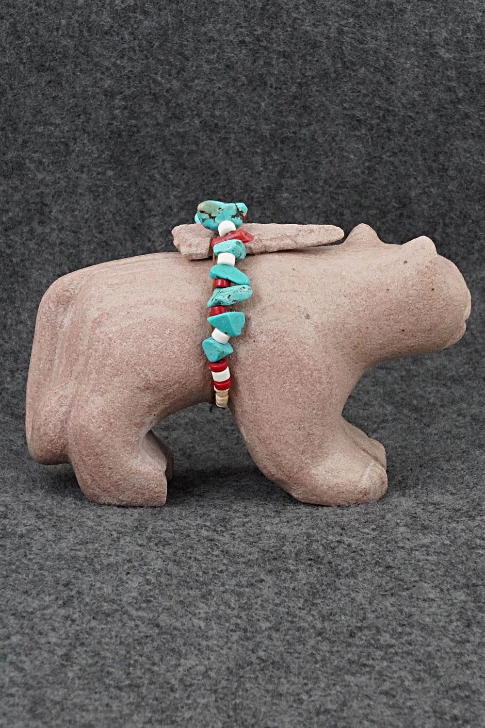 Mountain Lion Zuni Fetish Carving - Darrell Westika