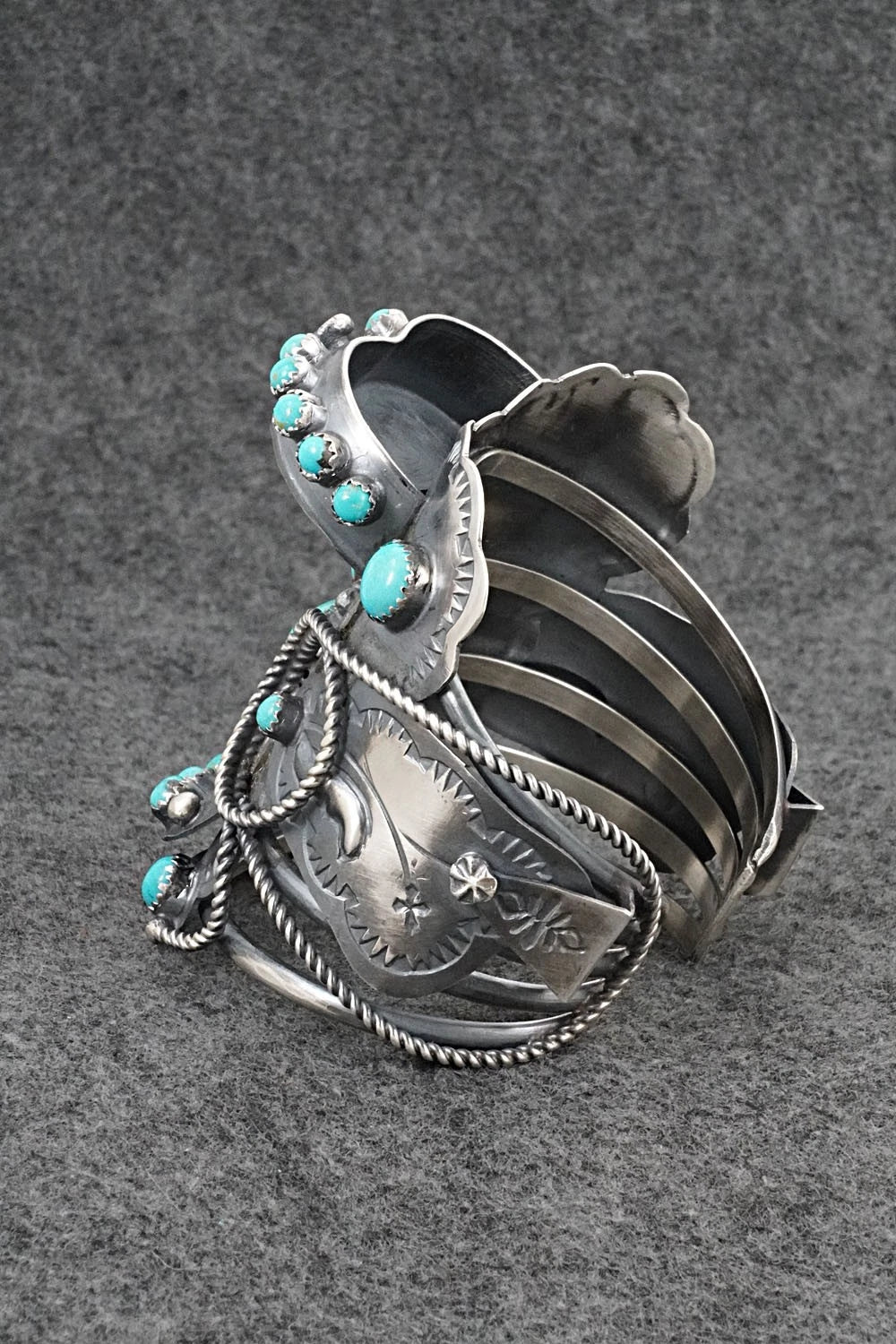 Turquoise & Sterling Silver Bracelet - Tim Yazzie