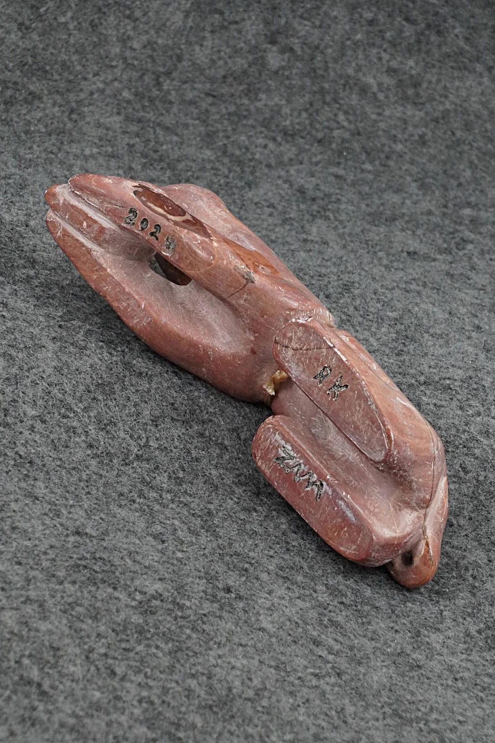 Mountain Lion Zuni Fetish Carving - Rick Kallestewa