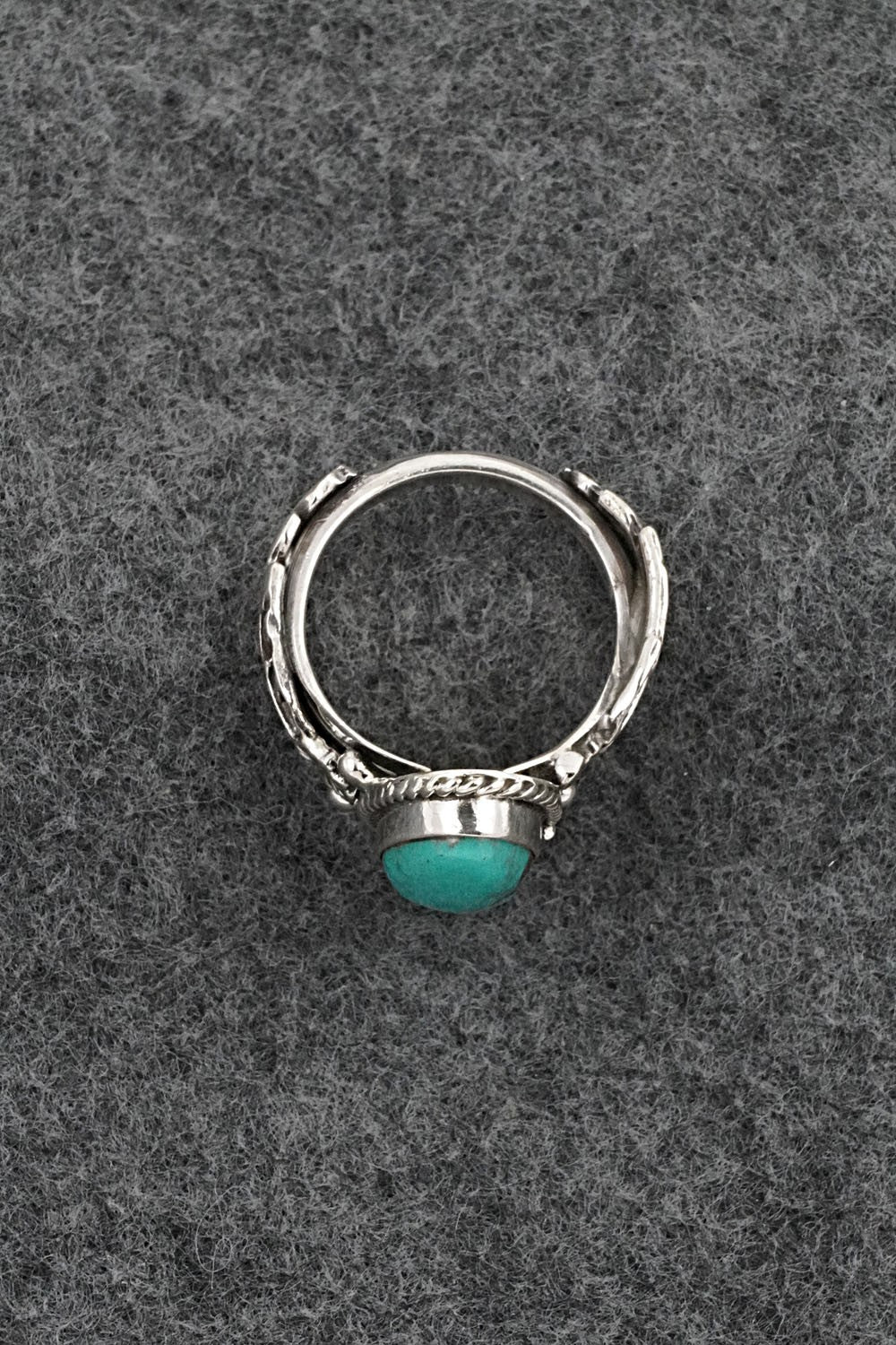 Turquoise & Sterling Silver Ring - Annette Chiquito - Size 7
