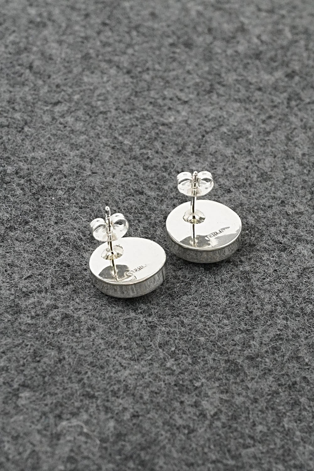 Turquoise & Sterling Silver Earrings - Rosemary Saunders