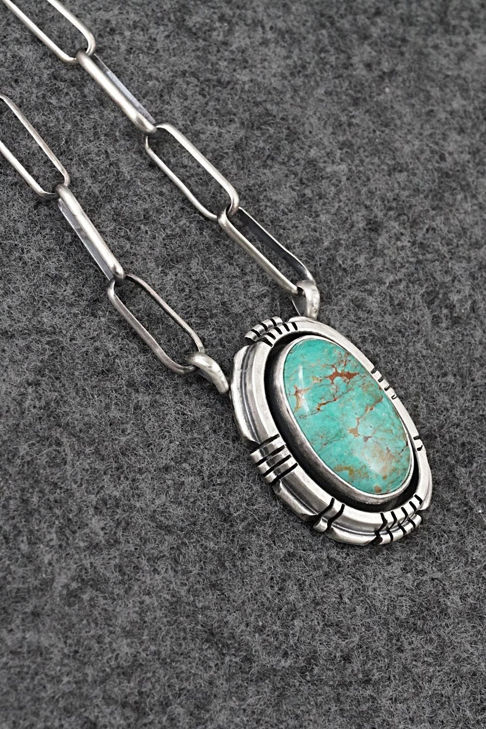Turquoise & Sterling Silver Necklace - Daniel Benally