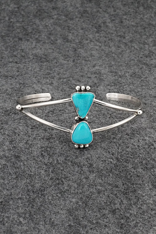Turquoise & Sterling Silver Bracelet - Rena Begay
