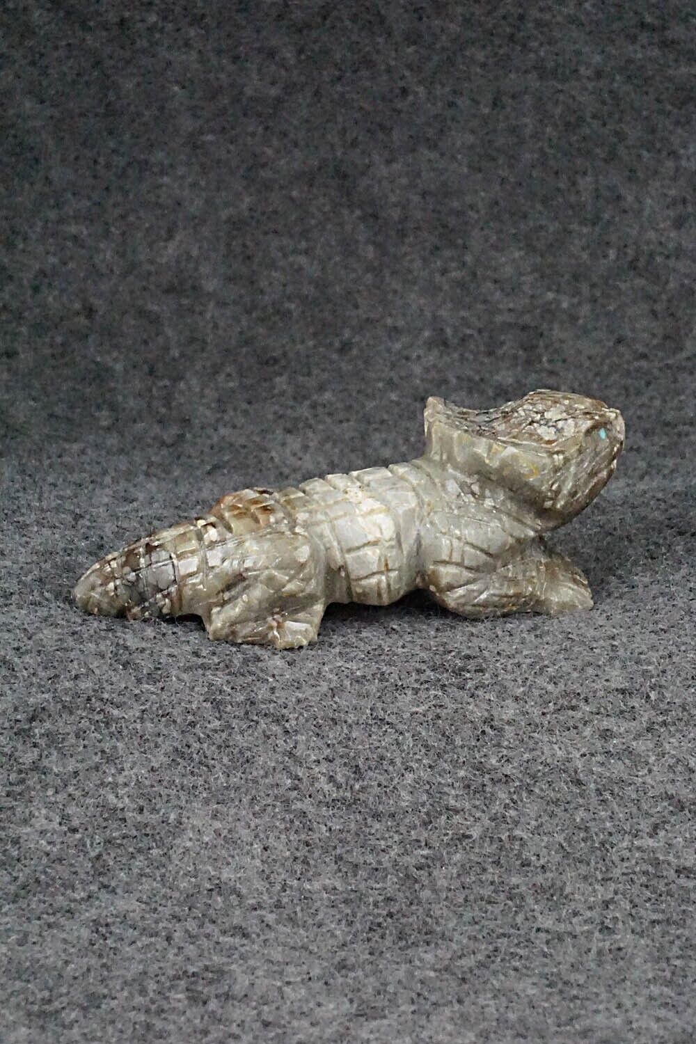 Horned Toad Zuni Fetish Carving - Tony Mackel