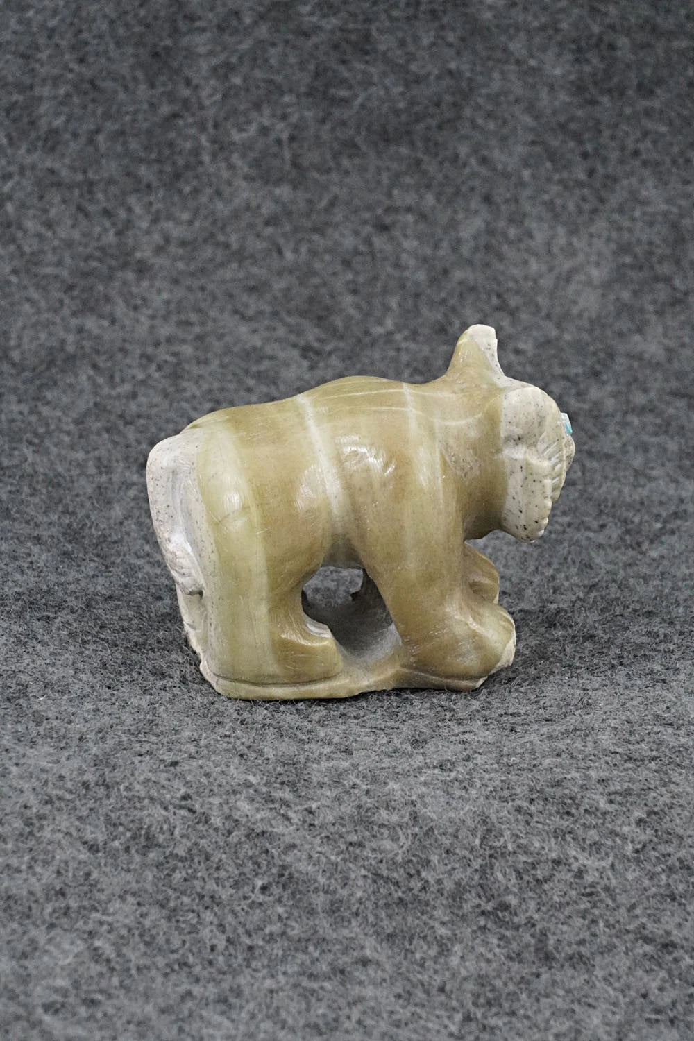 Bobcat Zuni Fetish Carving - Colton Kaamasee