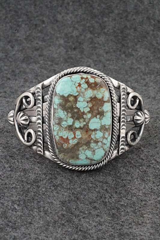 Turquoise & Sterling Silver Bracelet - Bobby Johnson