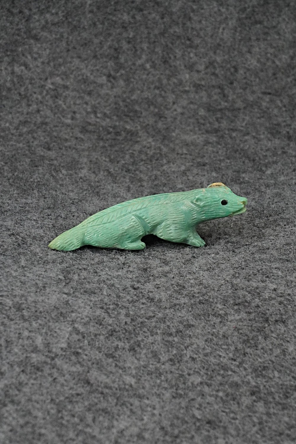 Badger Zuni Fetish Carving - Lance Cheama