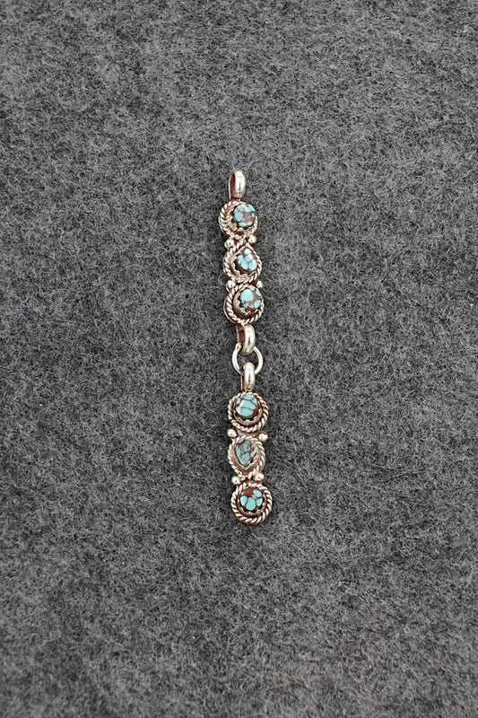 Turquoise & Sterling Silver Pendant - Jared Burns