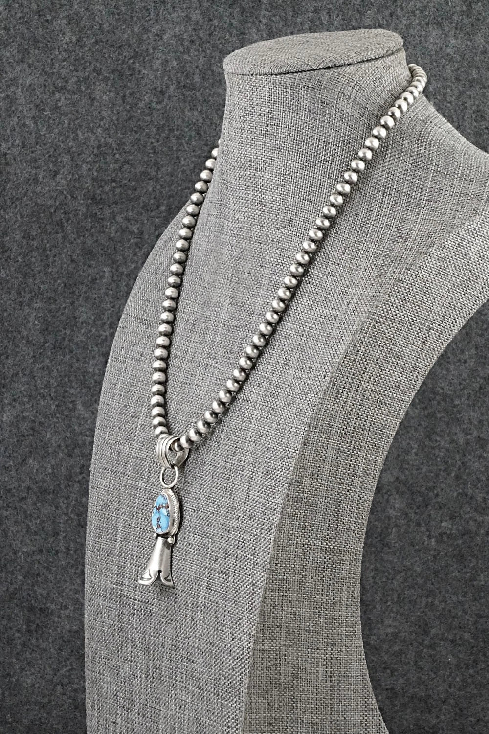 Turquoise & Sterling Silver Necklace - Sharon McCarthy