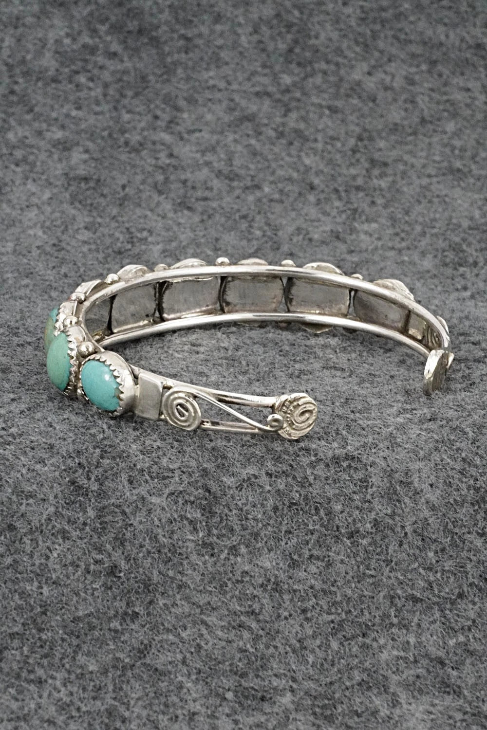 Turquoise & Sterling Silver Bracelet - Priscilla Reeder