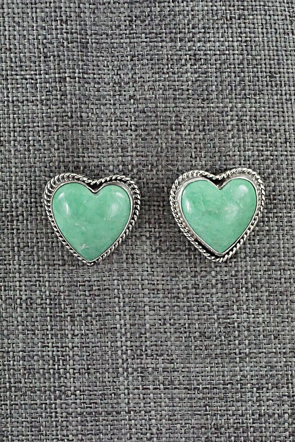 Turquoise and Sterling Silver Earrings - Sharon McCarthy