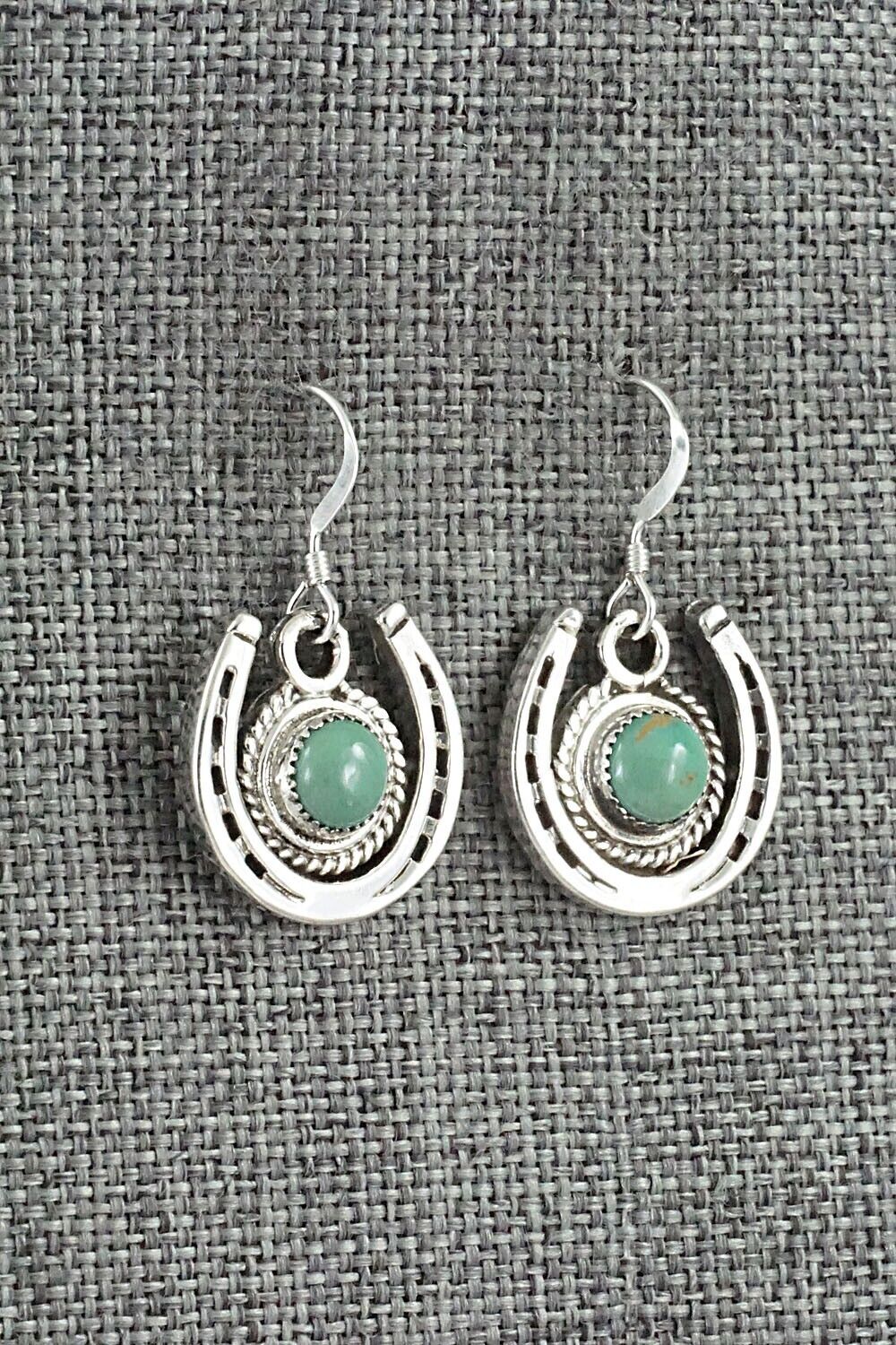 Turquoise and Sterling Silver Earrings - Sharon McCarthy
