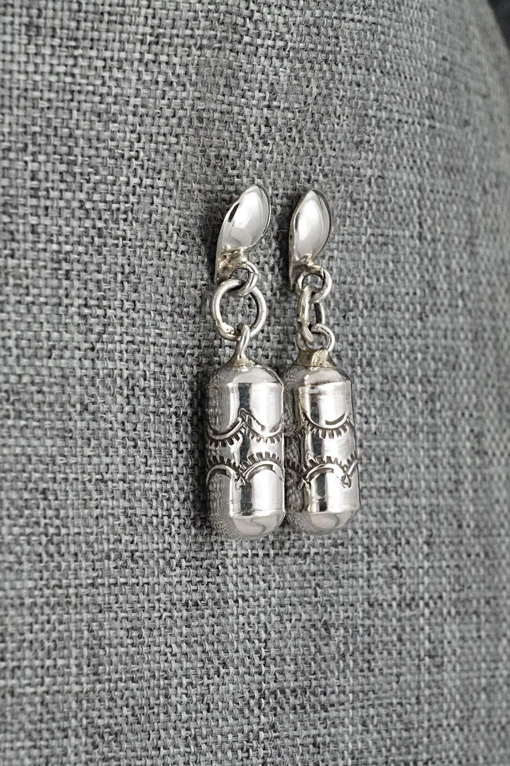 Sterling Silver Earrings - Kim Yazzie