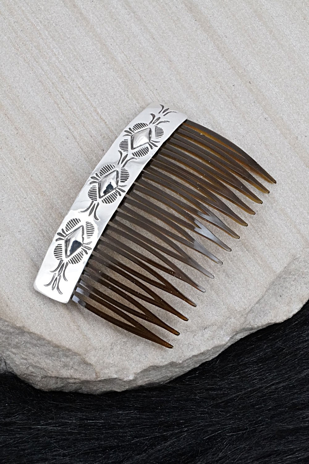 Sterling Silver Hair Combs - Bertha Begay